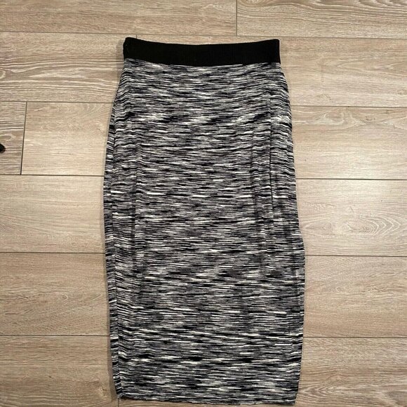 Bailey 44 Midi Skirt Pull On Elastic Waist Stretch Marble Women's Size Small S - Picture 3 of 5